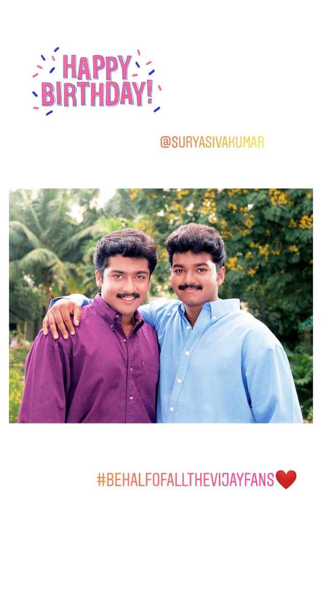 satheesh_vfc's tweet photo. HAPPY BIRTHDAY SURYA SIR.... ❤
ഒരു തമിഴ് നടൻ എന്നതിലുപരി വിജയ് അണ്ണന്റെ നല്ലൊരു സുഹൃത്ത്‌ കൂടിയായ തമിഴകത്തിന്റെ നടിപ്പിൻ നായകൻ സൂര്യയ്ക് കേരളാ വിജയ് ഫാൻസിന്റെ പേരിൽ ഒരായിരം പിറന്നാൾ ആശംസകൾ ❤💯🙌 https://t.co/3hCgSyqMsM