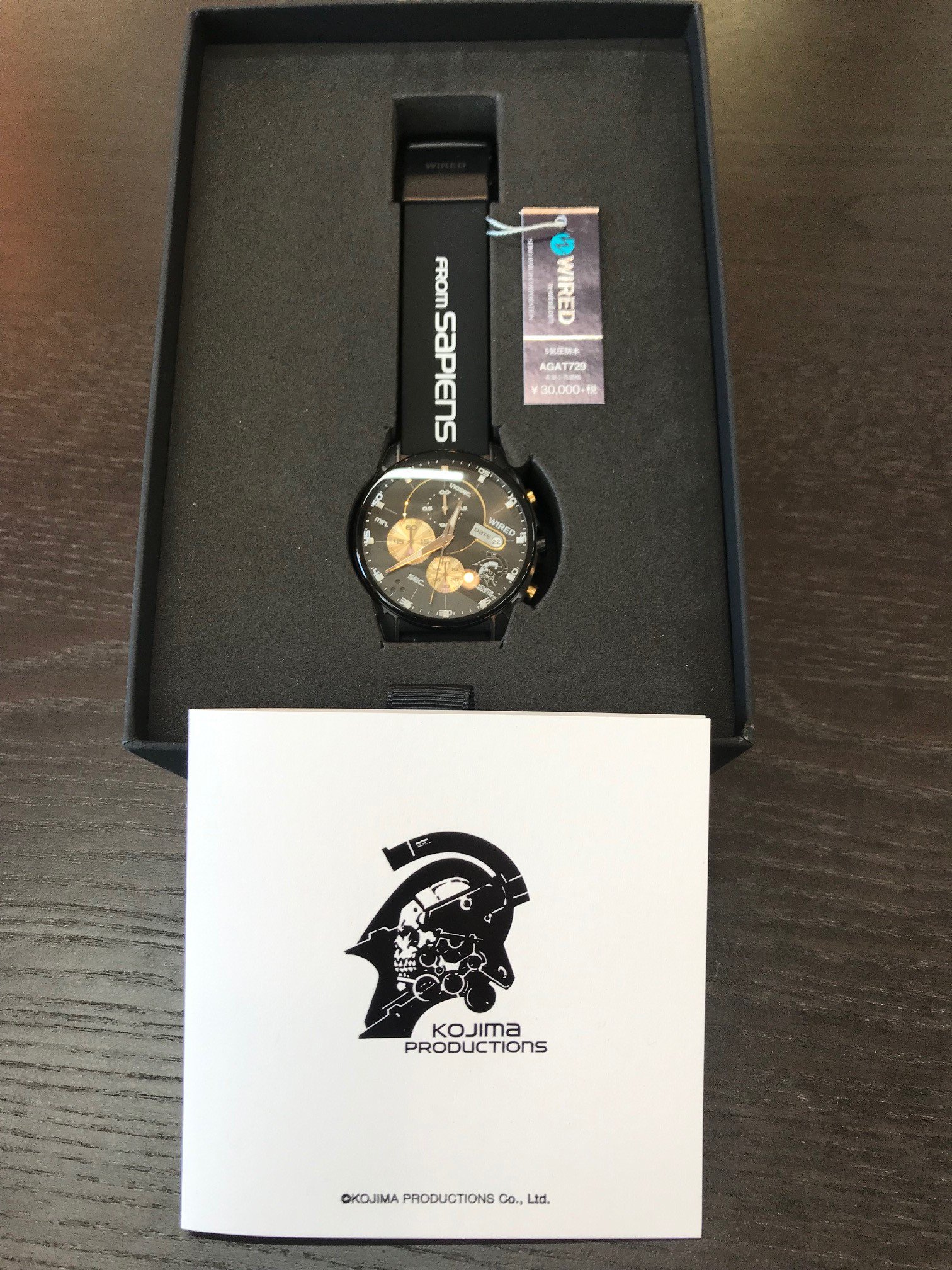 KOJIMA PRODUCTIONS Wired 腕時計 WIRED×KOJIMA PRODUCTIONS コラボ 新品 （WIRED あっけなく