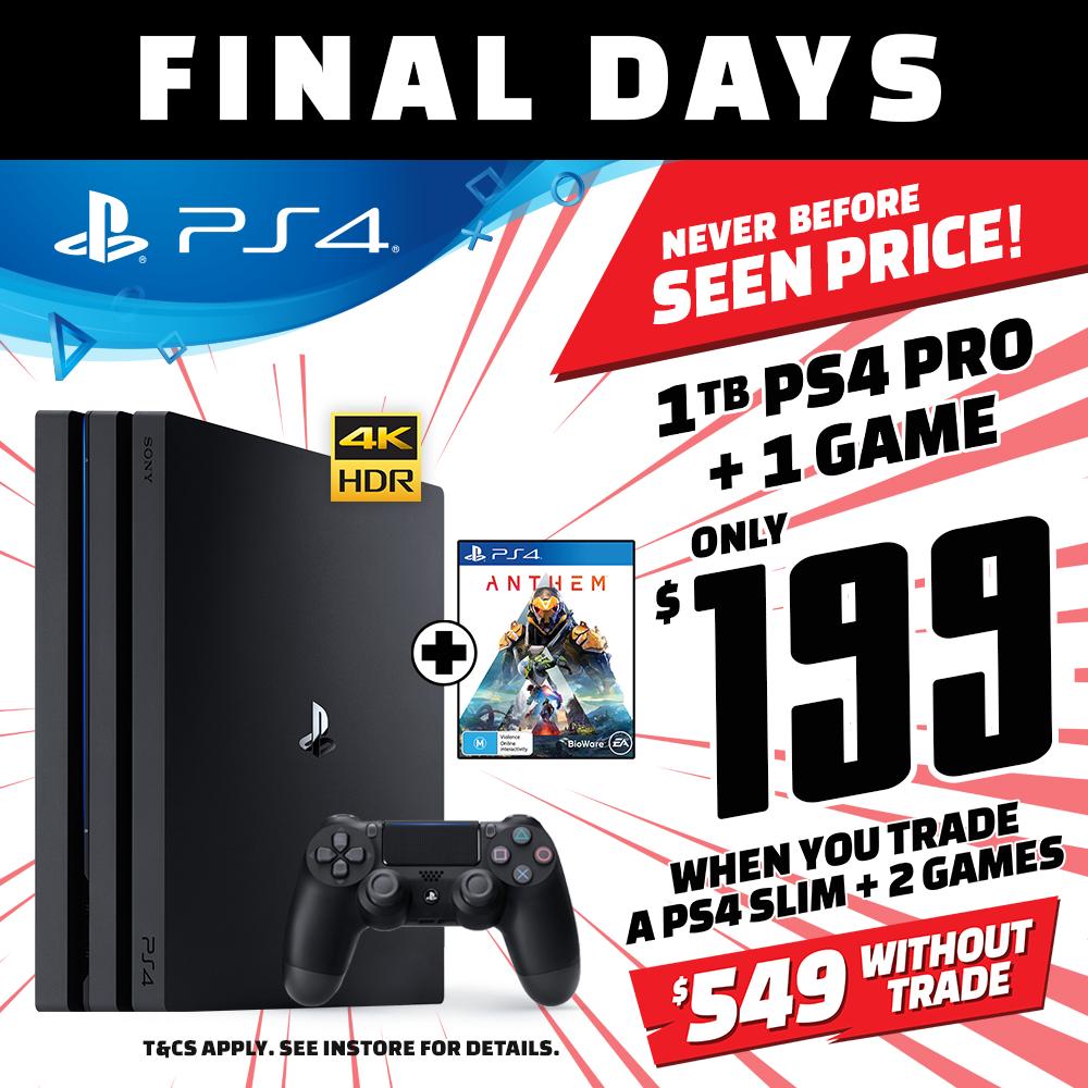 ps4 pro price eb games