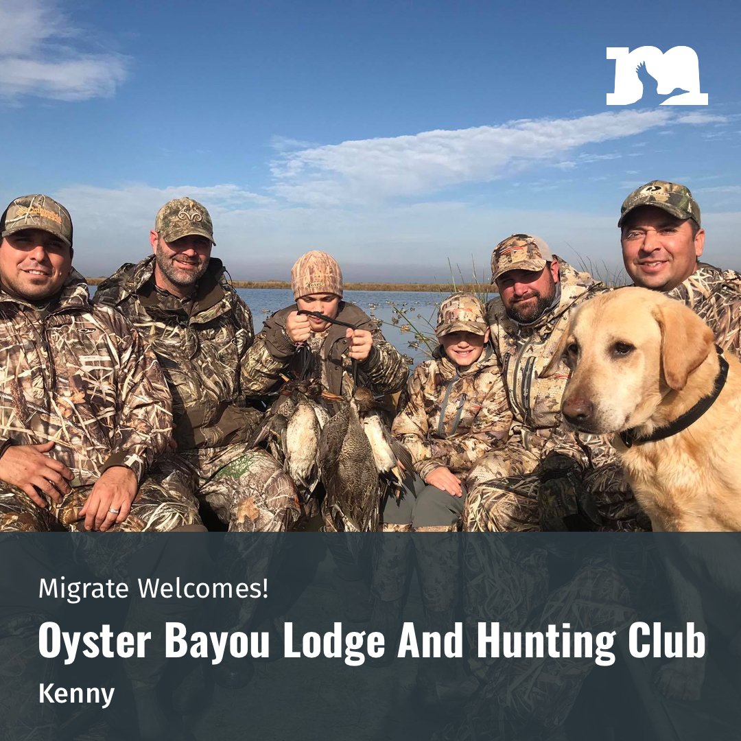 migrateHQ's tweet photo. Welcome Oyster Bayou Lodge and Hunting Club
https://t.co/qGF7jYFb46

Truly a one of a kind hunting club. Come check it out. #first100 #jointhemigration 

BOOKINGS INCLUDE: Ducks, Goose, Alligator 

#huntingclub #duckhunting #waterfowlhunts #guided #guideservices https://t.co/6qx5doxZE7