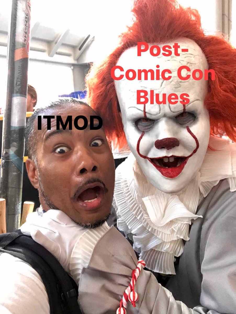 ITMODcast's tweet photo. The struggle is real. #sdcc #sdcc2019 #itmodcon https://t.co/DtN0x2UAe3