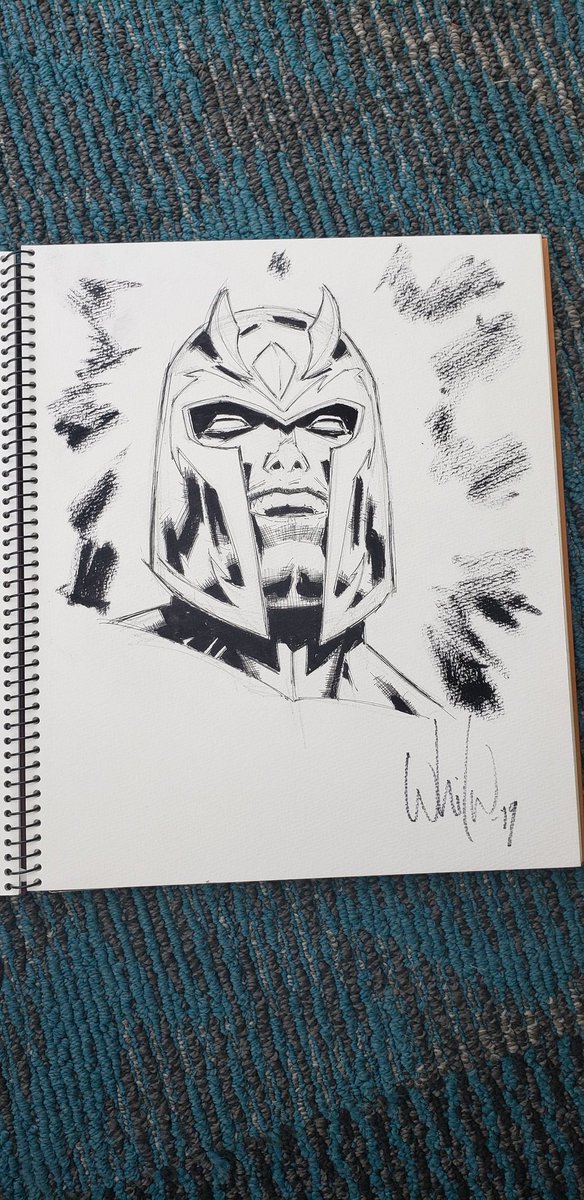 OompaLumpiaLive's tweet photo. @SD_Comic_Con Magneto by Whilce Portacio https://t.co/YNUjHUcEr6