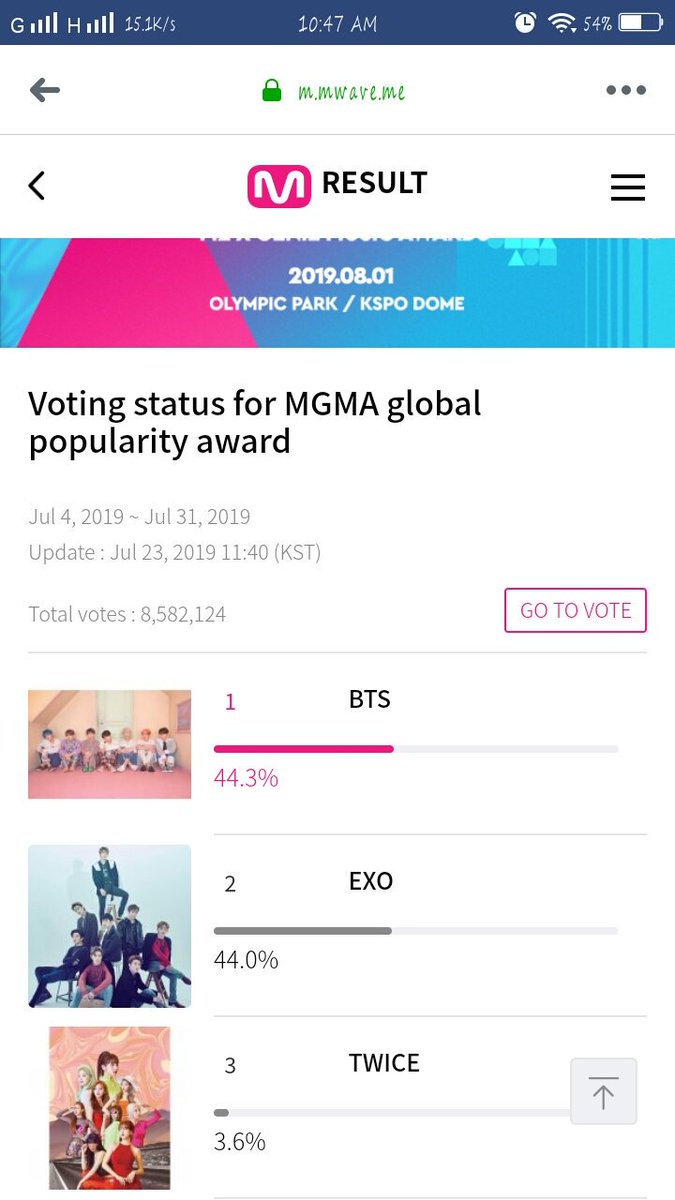 AlejandroMavie's tweet photo. Till we reach our Goal EXOLs. 
Please vote.
#MGMAVOTE #EXO @weareoneEXO https://t.co/2HTg3CrcpQ