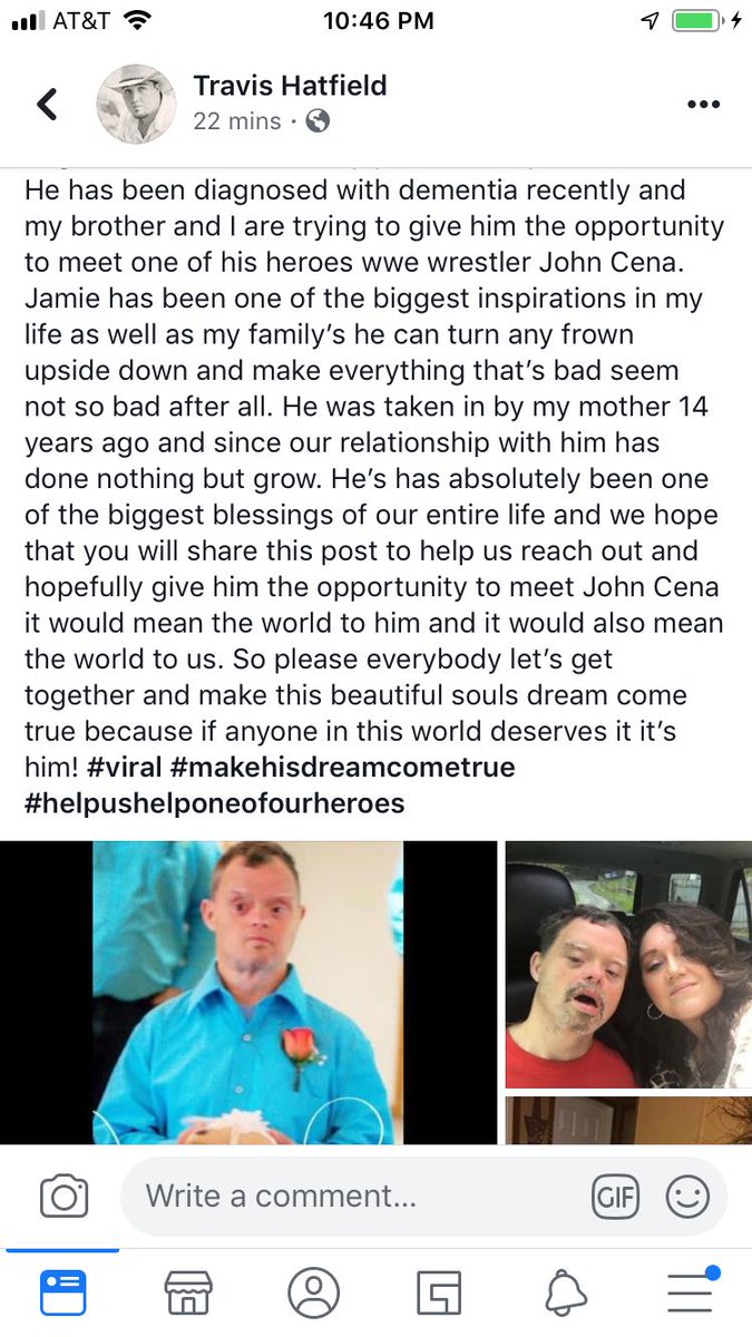 brandeebowlin's tweet photo. @JohnCena @TravisHatfiled 
#johncena https://t.co/s1nAU52O8A