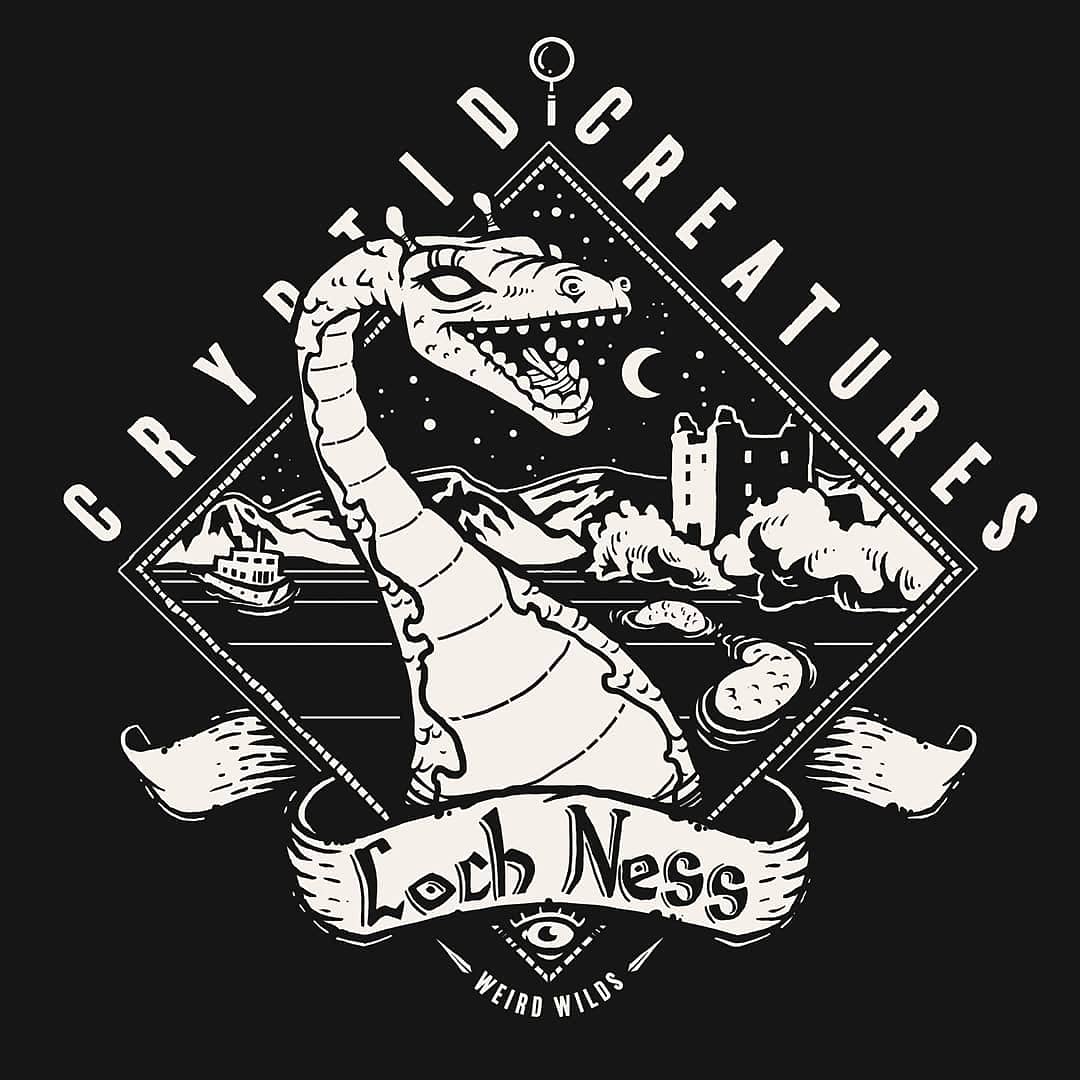 WeirdWilds's tweet photo. I made this Weird Wilds Loch Ness shirt design today. I'm definitely going to get one of these bad boys printed off for myself. 😁

#weirdwilds
#lochnessmonster
#lochness #lakemonster #cryptidcreatures #cryptozoology #cryptidmonsters #shirtdesign #tshirtdesign #lochnessart https://t.co/s80qdUAWhx