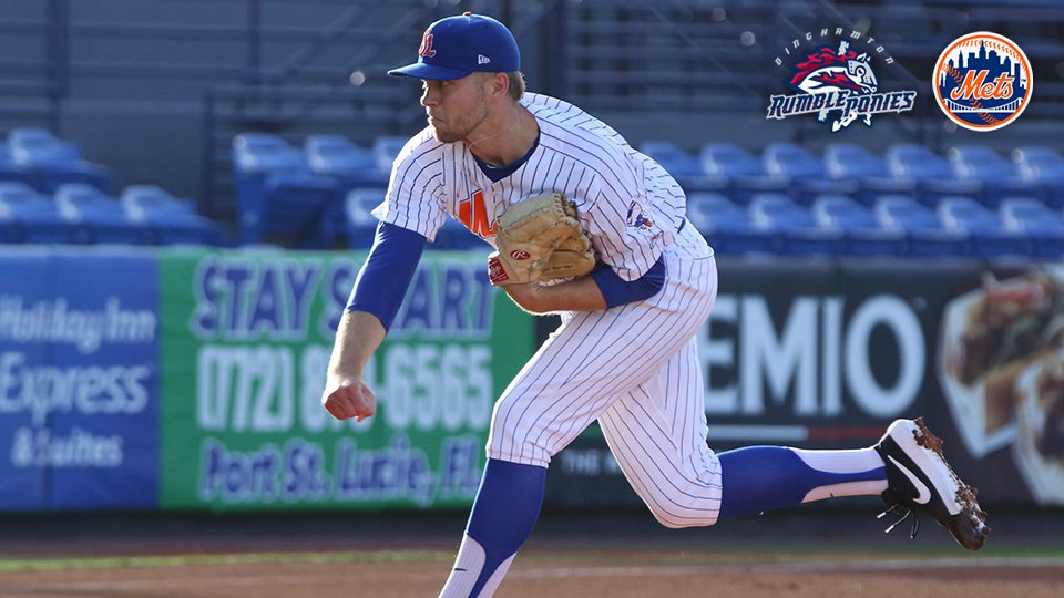 In his first game off the IL, #Mets prospect Tommy Wilson twirls a 💎 for @RumblePoniesBB! 📰: atmlb.com/30J8iAa