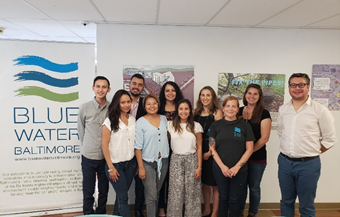 ExchangesWTCI's tweet image. Check out photos of a South American delegation passionately discussing in water resource management at @BlueWaterBmore! 
@StateDept  @IIEglobal 
#IVLP #Baltimore