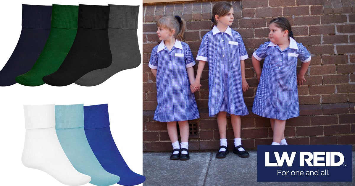 Don't start your day off with an odd sock. Stock up on our Howitt Turnover Top Socks so you never feel like the odd one out again. Check them out online here; lwreid.com.au/howitt-ankle-s… #ChildrensSocks #SchoolSocks #SchoolUniformSupplier #LWReid