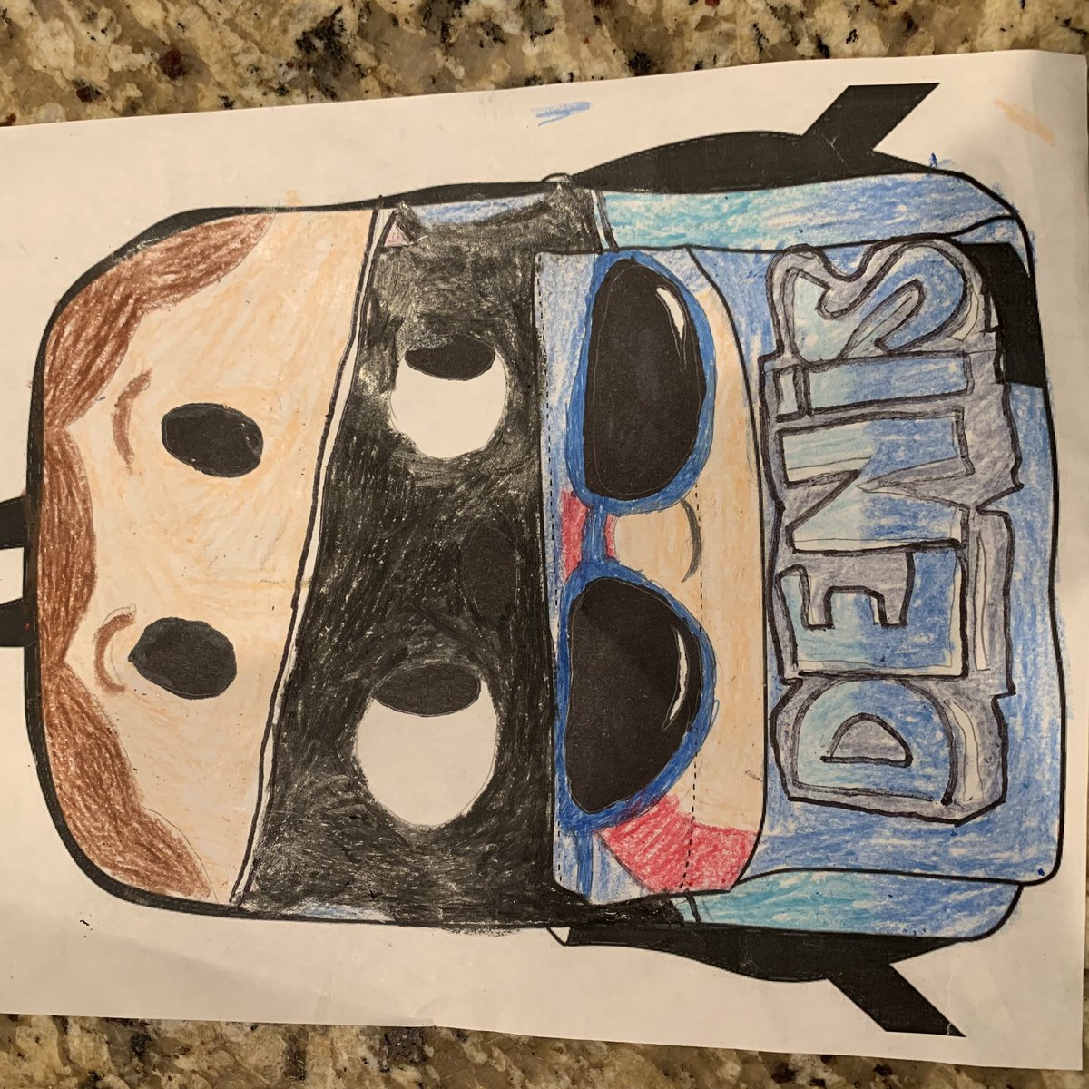 SEAweatherScott's tweet photo. @DenisDailyYT Hi Denis! My daughters Scarlett (9) and Shea (11) are big fans of yours and are eager to submit their drawings for your backpack design contest #denisbackpack2019 https://t.co/ynq7U4LRzB