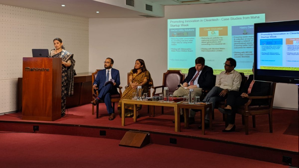 bigathon's tweet photo. Ms. Sujata Saunik, Additional Chief Secretary, Skill Development and Entrepreneurship @mygovMaha  delivers the inaugural address at @bigathon #Mumbai  #SustainableBuildings #facilitiesmanagement #smartinfrastructure #Democratize #BuildingInnovation https://t.co/AcnWCPhIjP
