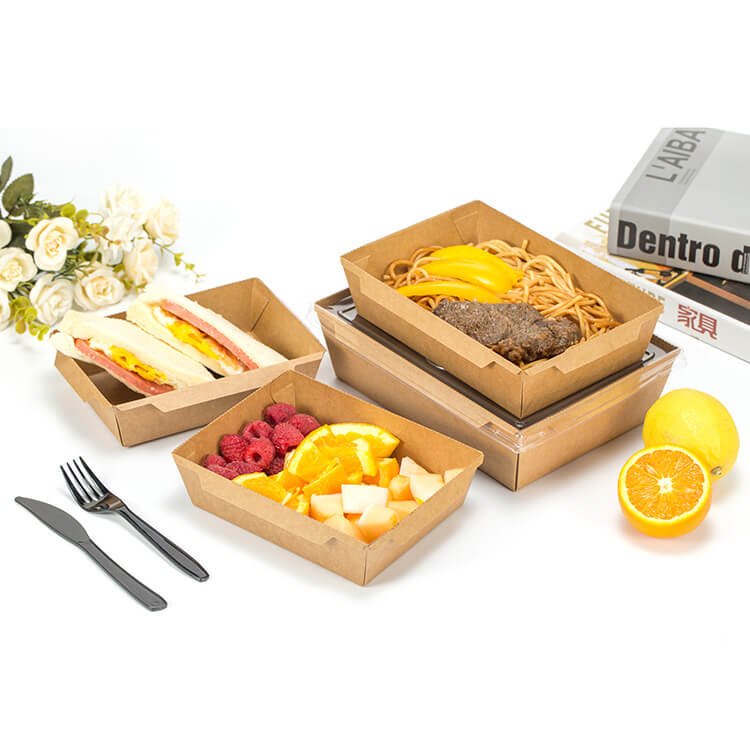 risoncup's tweet image. kraft paper lunch food box in full size 
500cc/700cc/900cc/`1200cc/2100cc🤣😁😀