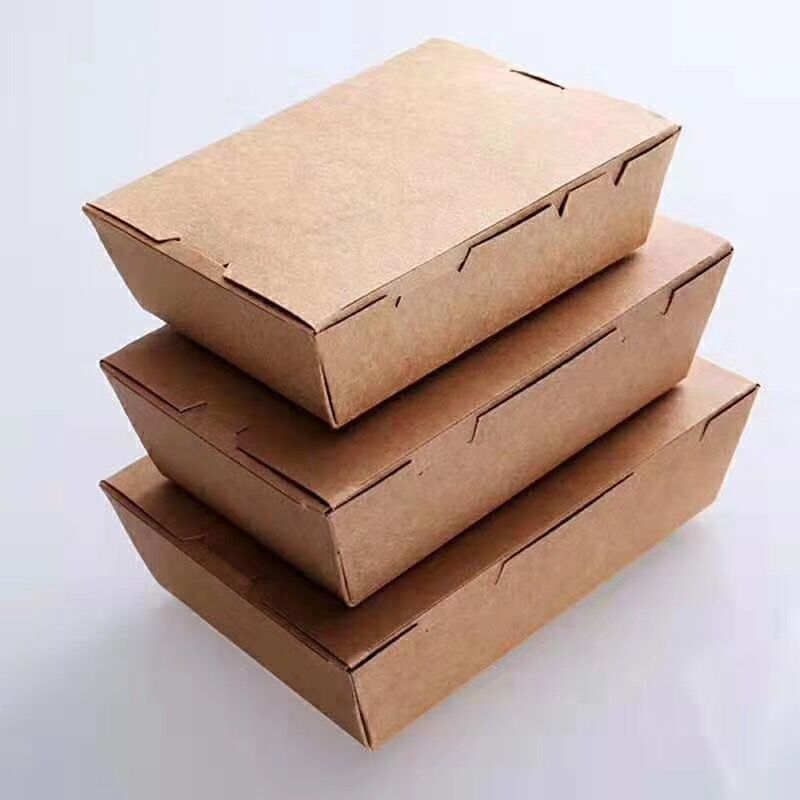 risoncup's tweet image. kraft paper lunch food box in full size 
500cc/700cc/900cc/`1200cc/2100cc🤣😁😀