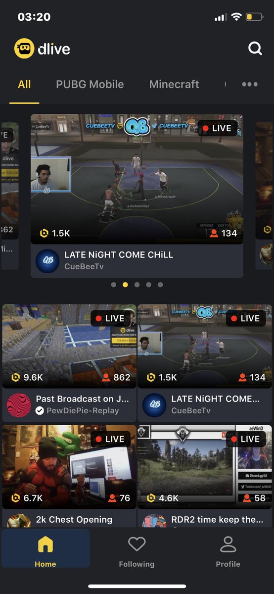 fucccue's tweet image. MAN I LOVE THE DLIVE COMMUNITY 💯 EVERYBODY BE SHOWIN SUPPORT &amp;amp; I COULDNT THANK YALL ENOUGH ! 💙 S/O @NadeGrinds FOR THE BIG ASS HOST &amp;amp; @OfficialDLive COMMUNITY FOR EVERYTHING I LOVE YALL ! #WEUPNEXT