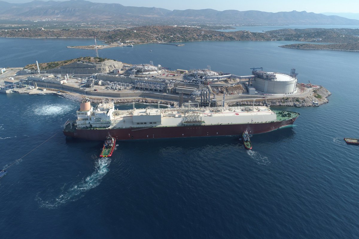 QatarEnergyLNG's tweet photo. #Qatargas delivers first Q-Flex LNG cargo to Greece’s Revithoussa Terminal
https://t.co/SyD39yCB2b https://t.co/2Zqy2MmcbQ