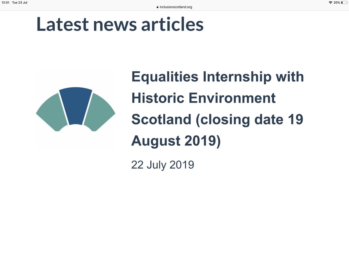 Kirstie jamieson (@kirstiejamieson) on Twitter photo fantastic opportunity & sign of change in Scotland’s heritage sector. #FromAccessToInternships <a href="/InclusionScot/">Inclusion Scotland</a> <a href="/HistEnvScot/">Historic Environment Scotland</a> <a href="/HeritageFundSCO/">The National Lottery Heritage Fund Scotland</a> <a href="/CreativeScots/">Creative Scotland</a> <a href="/BDA_Scot/">BDA Scotland</a> <a href="/DeafHistoryScot/">DeafHistoryScotland</a> opportunity for a Deaf or disabled person to work with HES
inclusionscotland.org/hes-intern/ fantastic opportunity & sign of change in Scotland’s heritage sector. #FromAccessToInternships <a href="/InclusionScot/">Inclusion Scotland</a> <a href="/HistEnvScot/">Historic Environment Scotland</a> <a href="/HeritageFundSCO/">The National Lottery Heritage Fund Scotland</a> <a href="/CreativeScots/">Creative Scotland</a> <a href="/BDA_Scot/">BDA Scotland</a> <a href="/DeafHistoryScot/">DeafHistoryScotland</a> opportunity for a Deaf or disabled person to work with HES
inclusionscotland.org/hes-intern/