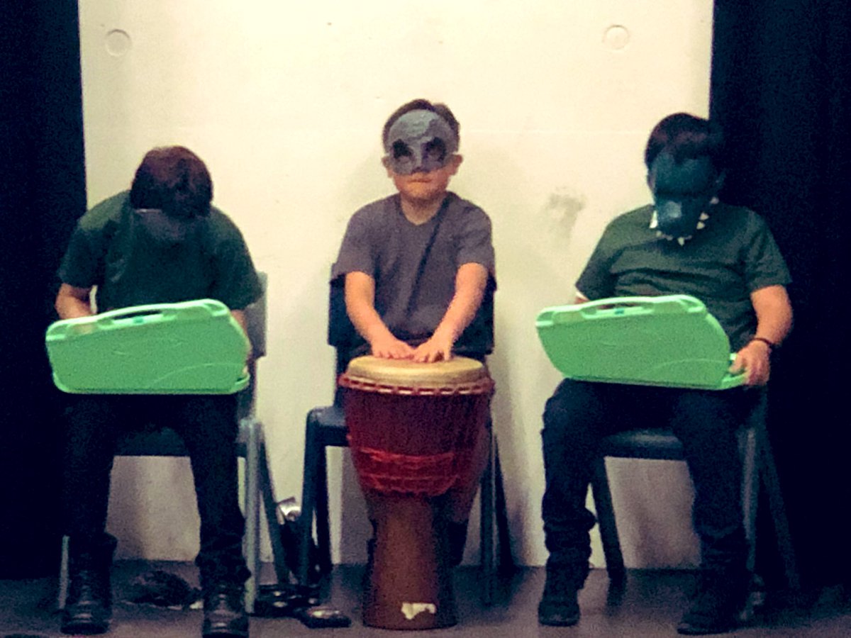 Music Mentoring project performance at <a href="/ArkEvelynGrace/">Ark Evelyn Grace Academy</a> today!! 🎭🎭 #music #theatre #drama #arts #composing #musiceducation