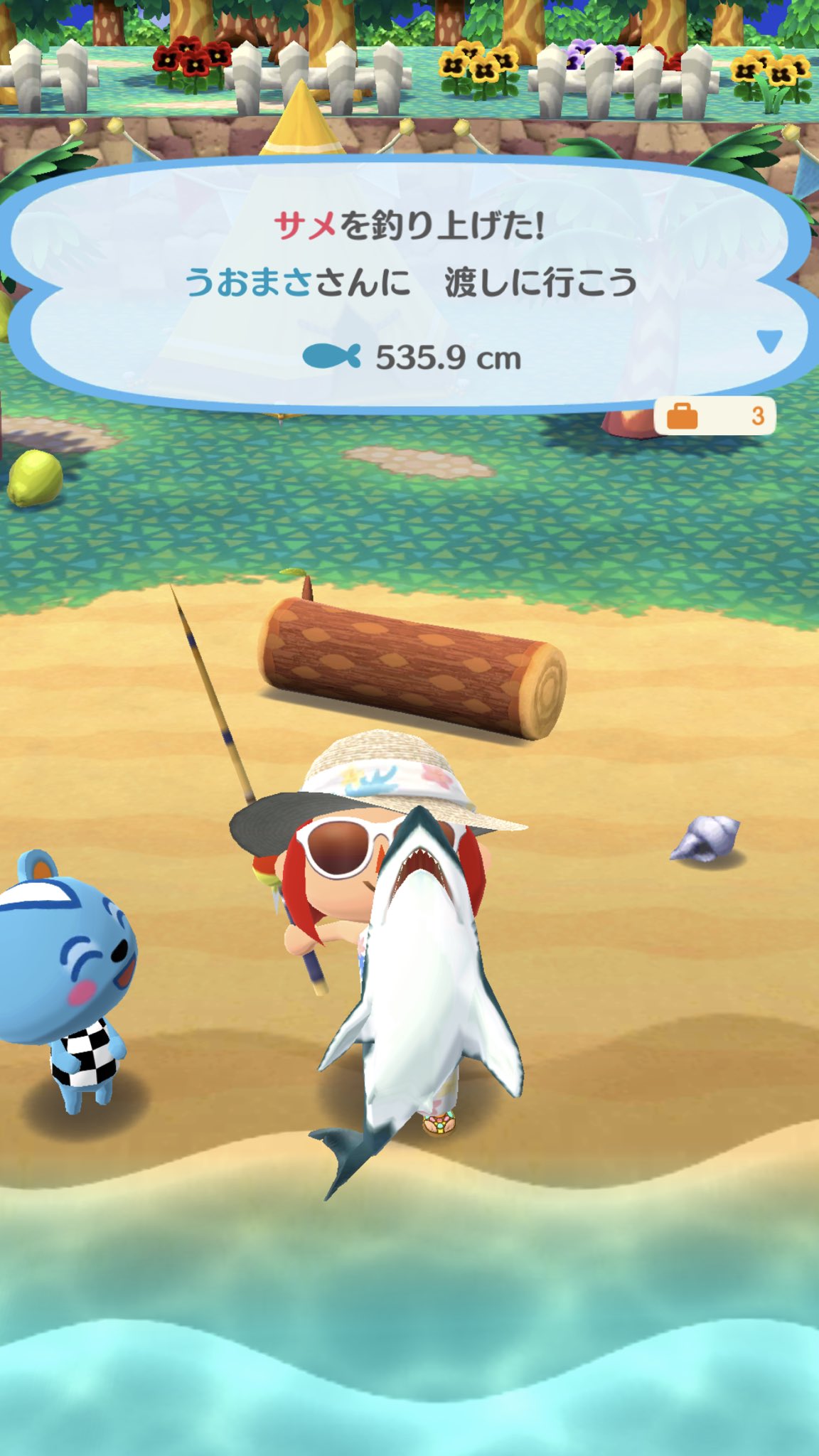 ポケ森速報 サメが新実装 大きい魚影と背ビレに大興奮するユーザーさん続出 ポケ森攻略ガイド