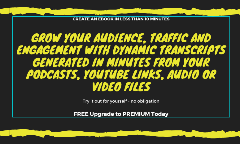 everyonesuccess's tweet photo. Transform a Video into an ebook or blog post ready to reach more audience  in a matter of minutes https://t.co/Yet8XuvcvN
#marketing #affiliatemarketing #workingfromhome #publishing #ebook #writingebooks #ebooksoftware #onlinetools #marketingtips #MarketingStrategy #workingmom https://t.co/K3JgpNMFTw