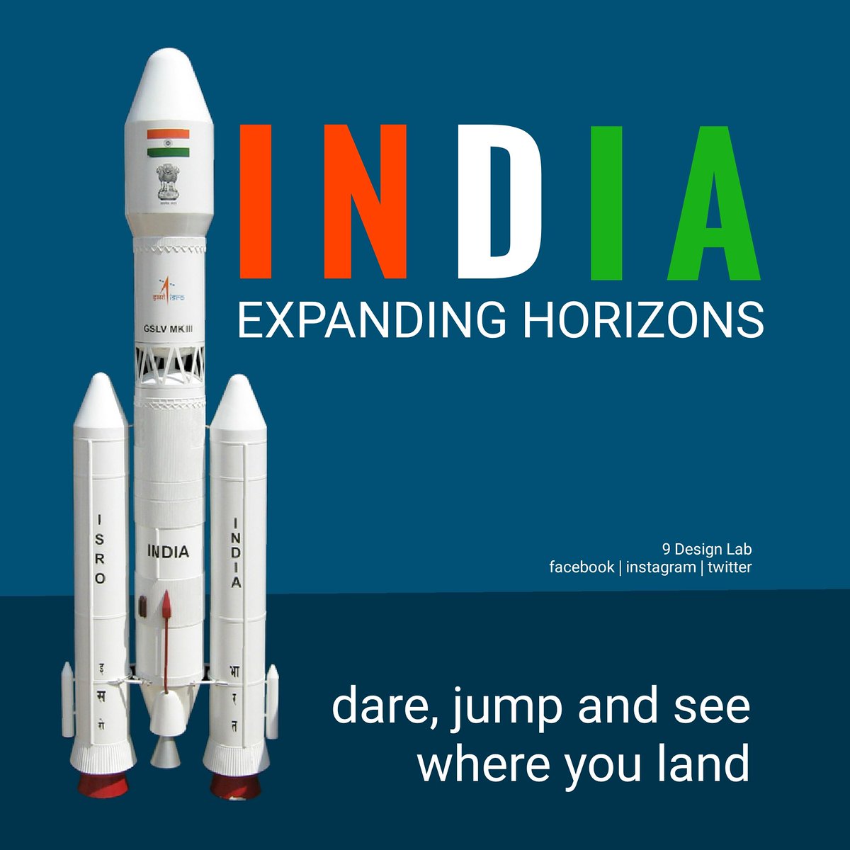 9DesignLab1's tweet image. #India Expanding Horizons.

Dare, jump and see where you land.
#proud #indian #isro #Chandrayan2