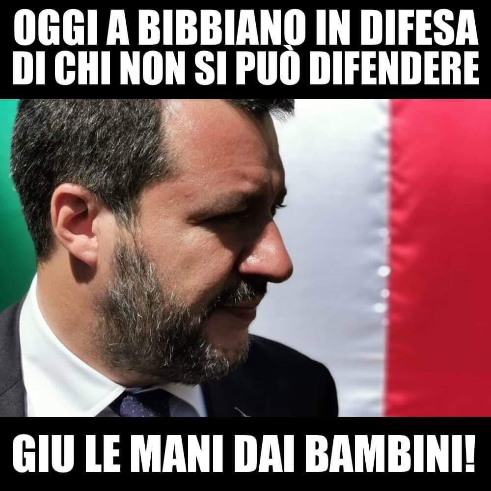 Buongiorno Amici.
Oggi sarò a #Bibbiano per confermare il mio impegno, da papà e da ministro, in difesa di chi non si può difendere: giù le mani dai bambini!