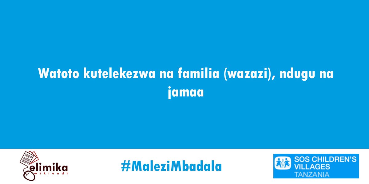 Kutoendelea kutunza, kusita ama kusimamisha matunzo kwa watoto ni moja kati ya sababu kuu iwafanyayo watoto kuishia katika Vituo vya Kulelea Watoto. Je, Una maoni gani katika hili?|#MaleziMbadala|