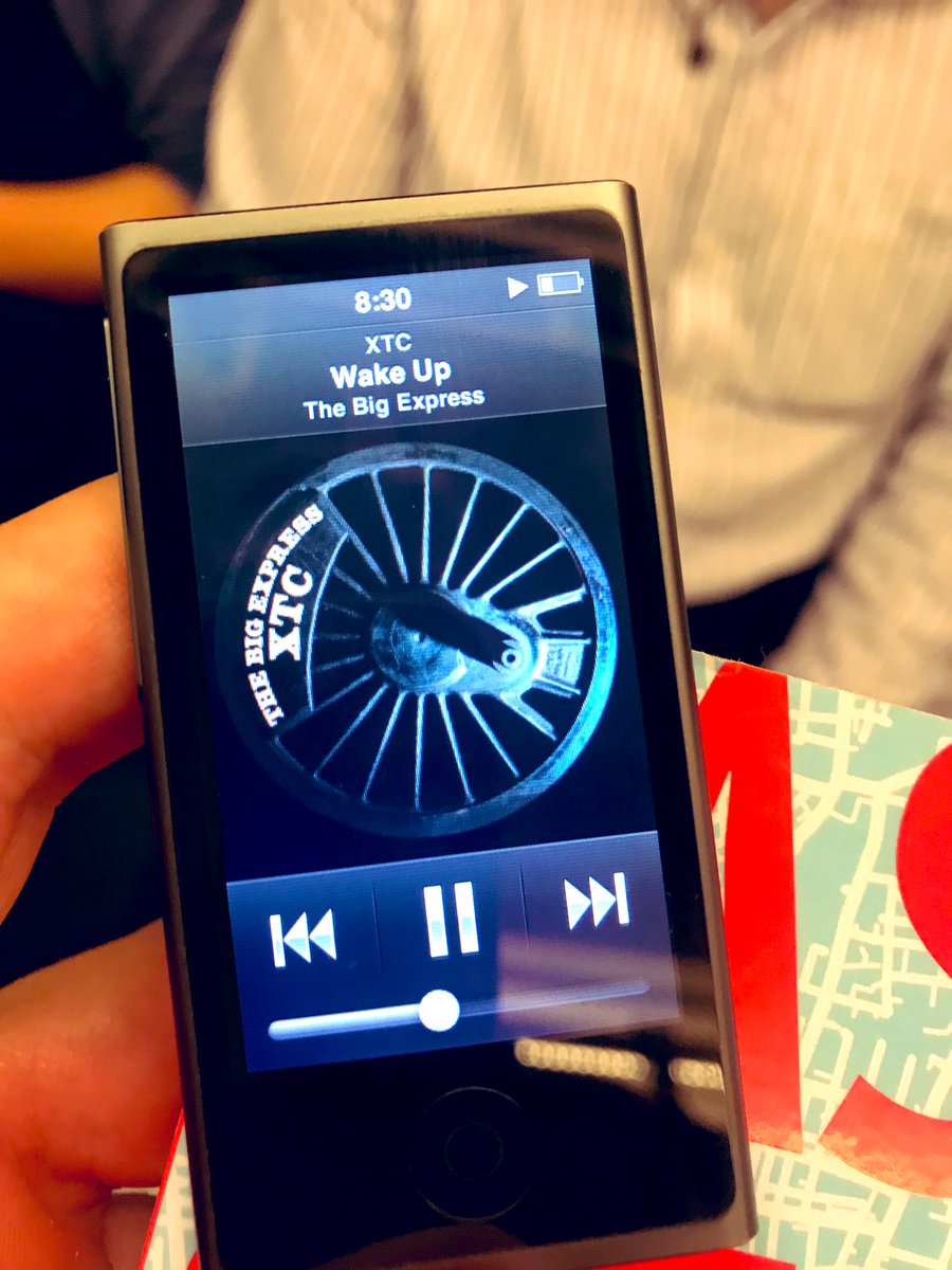 MrRaeStewart's tweet photo. On the tube on the way to work, already feeling like 30 degrees. So what else would I be listening to? #XTC #BigExpress #WakeUp #TuesdayMotivation #TuesdayThoughts #Weather #heatwaveuk https://t.co/fXtXzm1iRw