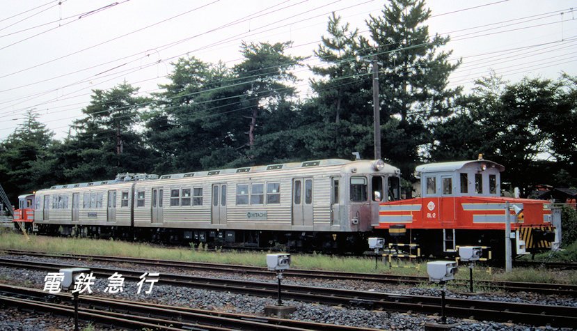 電鉄急行 日立水戸工場の従業員輸送列車 19年9月 常磐線 勝田駅付近で撮影 もと東急6000系 が２両使用されていました 別アングルの写真をアップします 東急