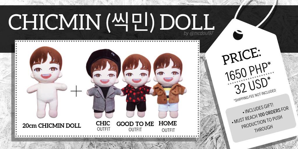 go_fatty's tweet photo. [HELP RT/MY GO🇲🇾]
Open order #SEVENTEEN #DK CHICMIN 20CM DOLL by @mcdoul97 

💎All price please check pic 1

⚠️Deadline: 16 AUGUST 2019 

NOT INCLUDING LOCAL POS STAGE, KL CAN MEET UP.

DM FOR US TO ORDER ! 😊❤️ https://t.co/iE9nwCffya