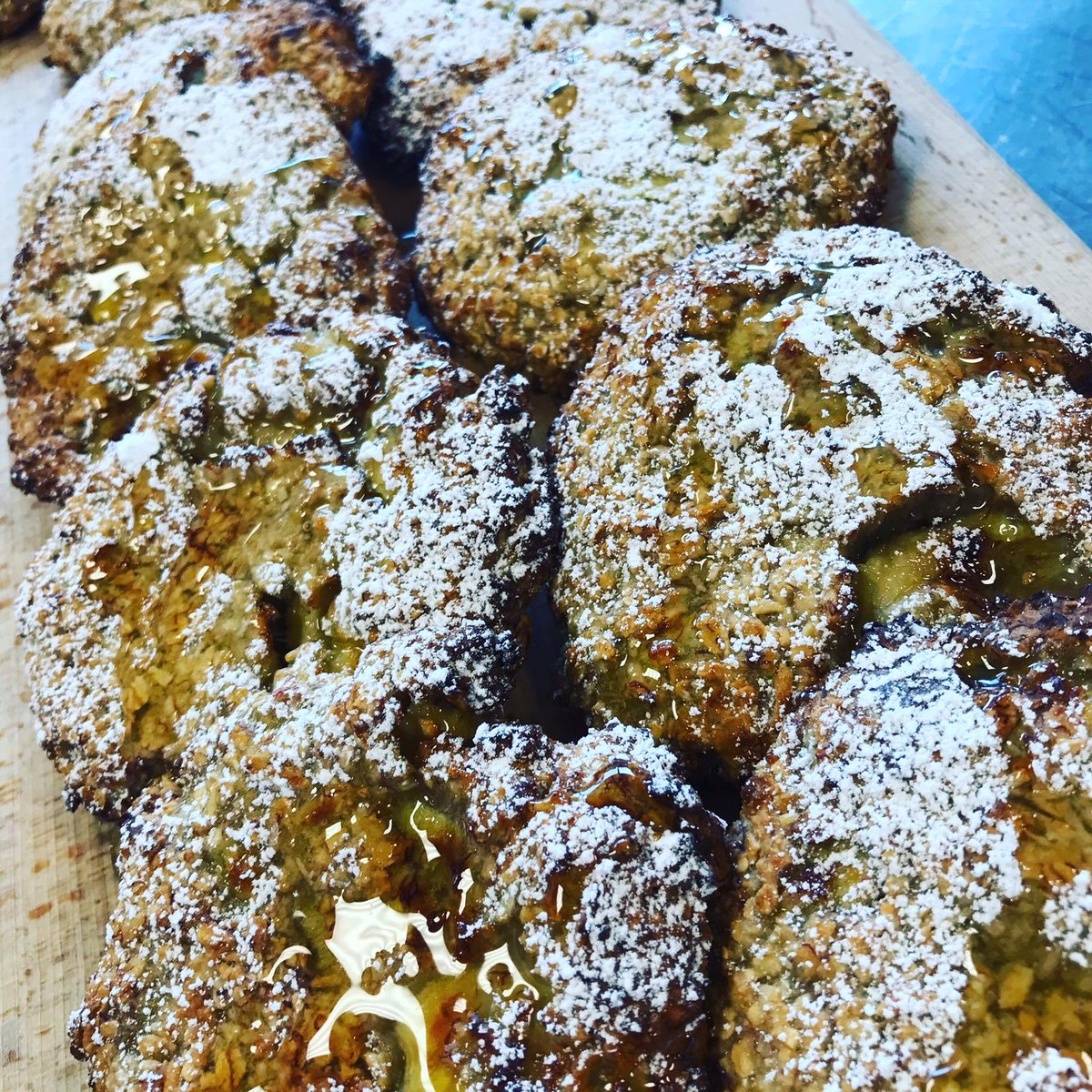 Homemade banana and oat cookie this AM to get the day going! #catering #workplace #workplacecatering #homemade #chef