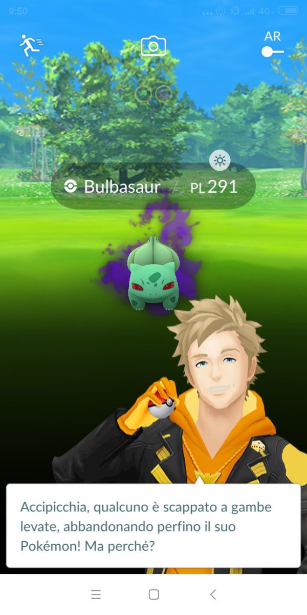 MajoraM4sk's tweet image. Primo incontro con il #TeamRocketGo .

🌿 #Bulbasaur  purificato! 

#PokemonGO #Teamrocket