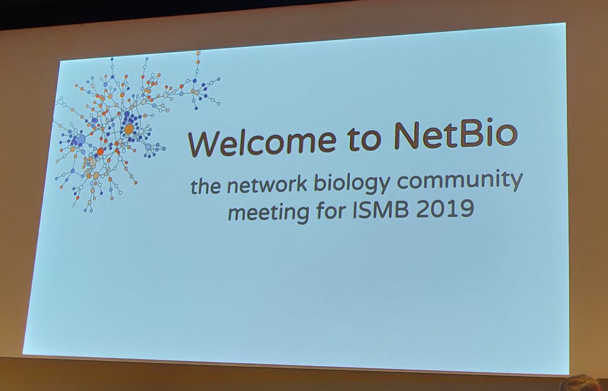ChaitraSarathy's tweet image. #netbio track starts on day 2 of #ISMBECCB #ISMBECCB2019