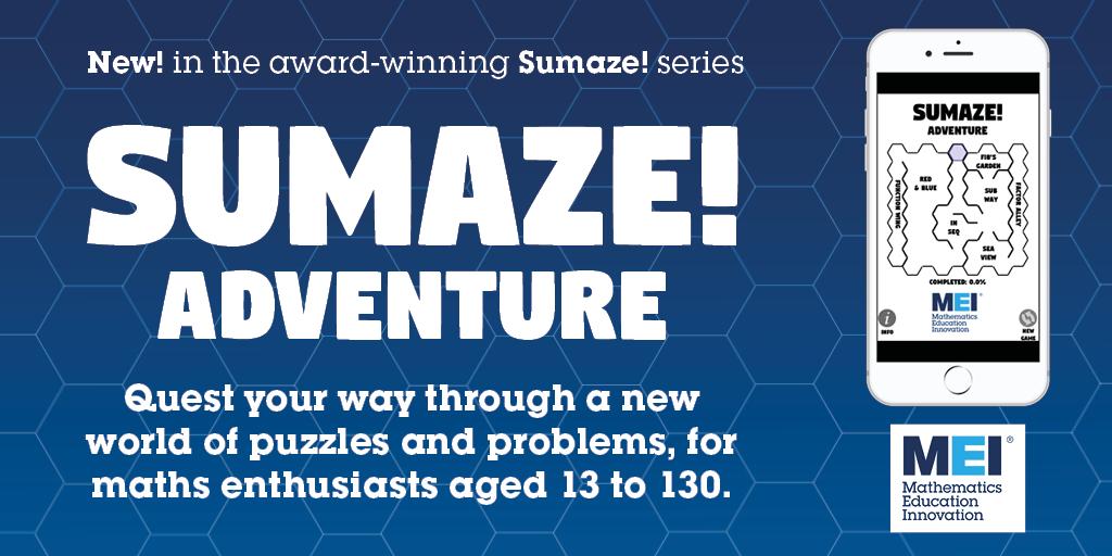 MEIMaths's tweet photo. Explore the newly updated https://t.co/jyrBR858zi to find out more about all our award-winning #Sumaze! series of puzzle games. Including our newest title, the exciting #SumazeAdventure! https://t.co/LMYSa5VUGt