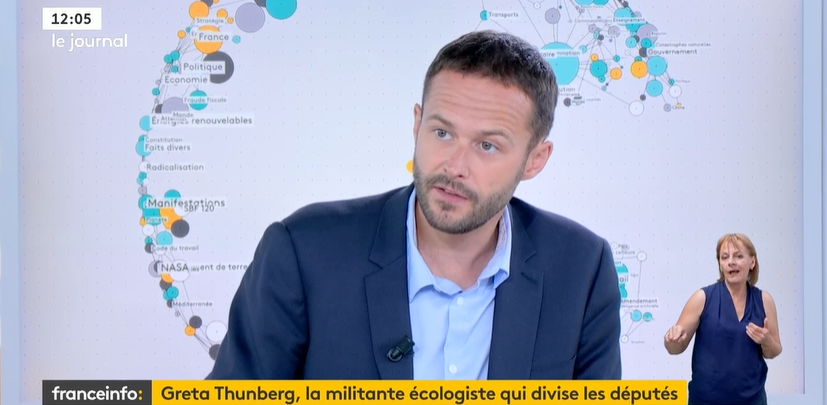 Le courage ce n'est pas de boycotter la venue de #GretaThunberg, c'est d'agir pour sortir du tout-voiture, pour s'opposer aux lobbies, pour investir dans les énergies renouvelables, dans le train, pour une autre agriculture ! <a href="/franceinfo/">franceinfo</a>