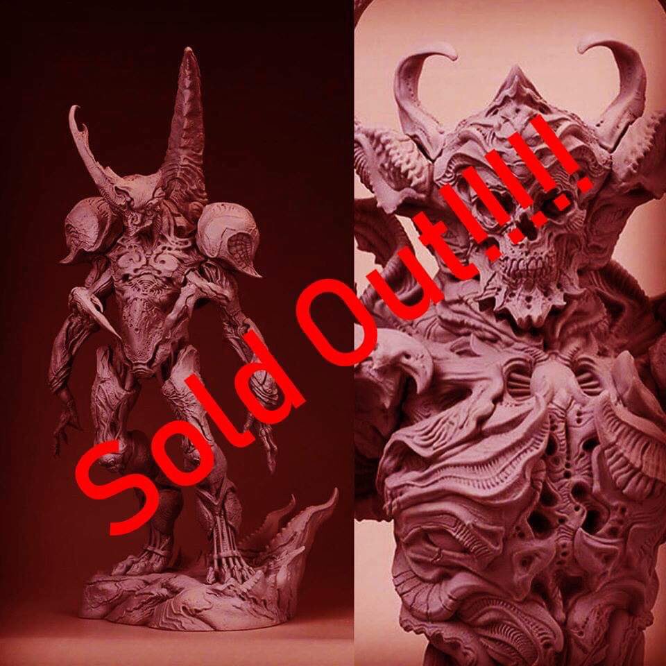 Baizilla's tweet image. Plague Knight and Hercules Beetle 2nd batch sold out!!! See you next model soon!!!! #kaijusmuggler #resinkit #garagekit