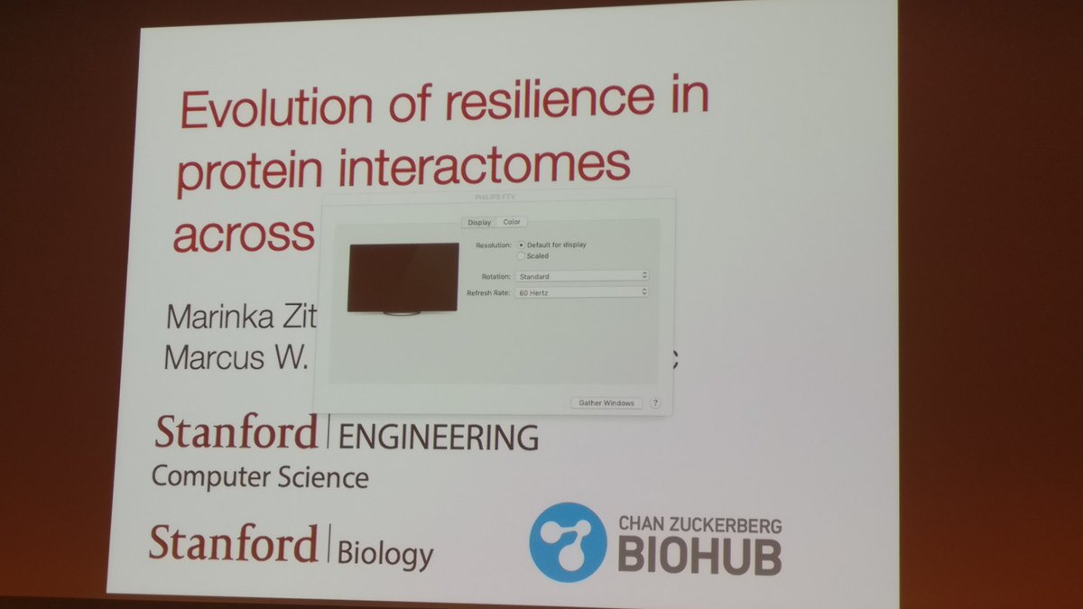 GwenaelleL_'s tweet image. #NetBio 
Marina Zintnik with Evolution of resilience in protein interactomes across the tree of life
#ISMBECCB
