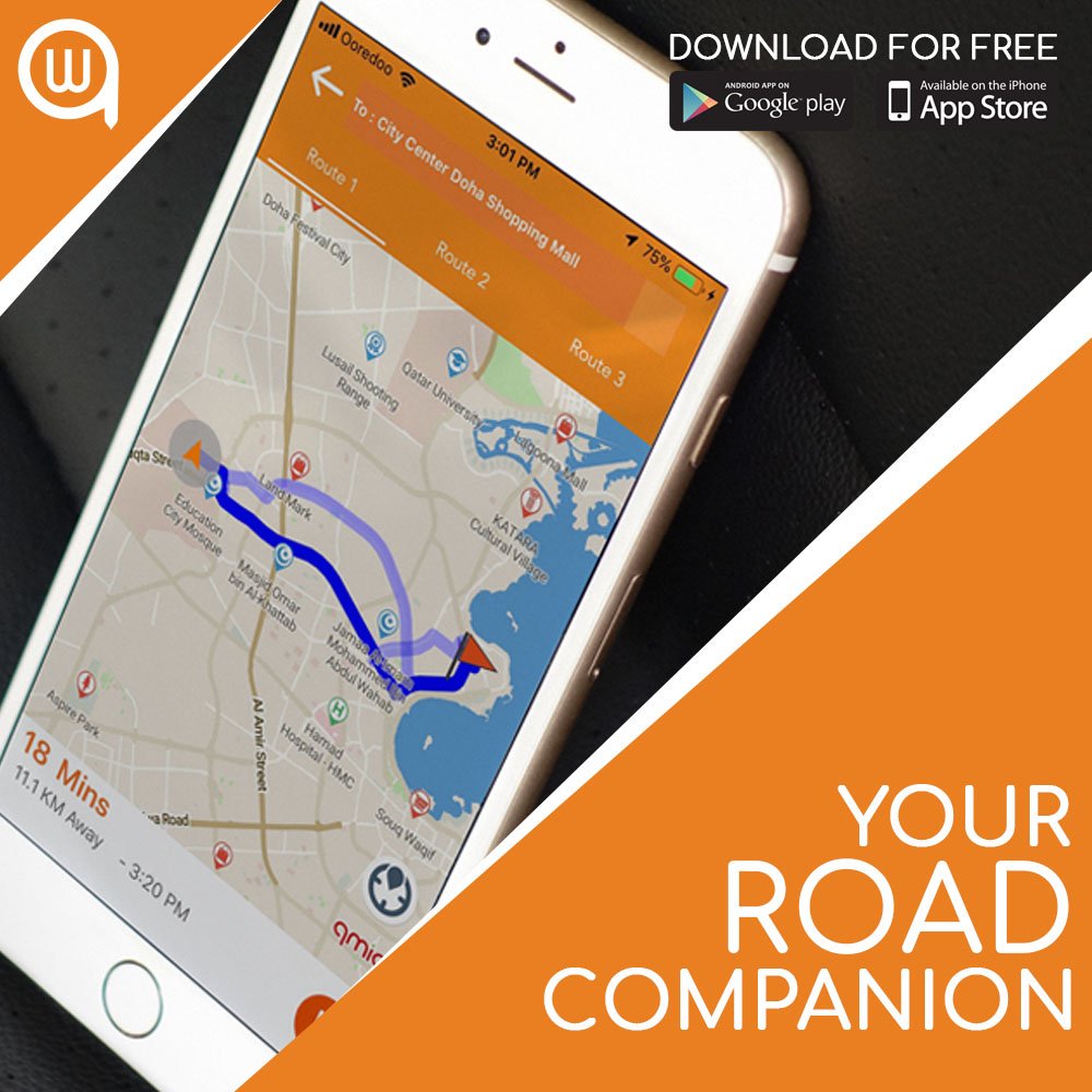 WainAppQatar's tweet photo. Your reliable road companion 🚗 Proudly made in Qatar for Qatar🇶🇦
رفيجك على الطريق اللي تقدر تعتمد عليه في أي وقت 🚗 صنع في قطر لأهل قطر 🇶🇦
iOS: https://t.co/SVrFgcI840
Android: https://t.co/rmeYTI5UZ2
#Qatar #Driving #Traffic #Technology #RoadSafety #Maps #QatariApps https://t.co/gDxdNi2DRZ