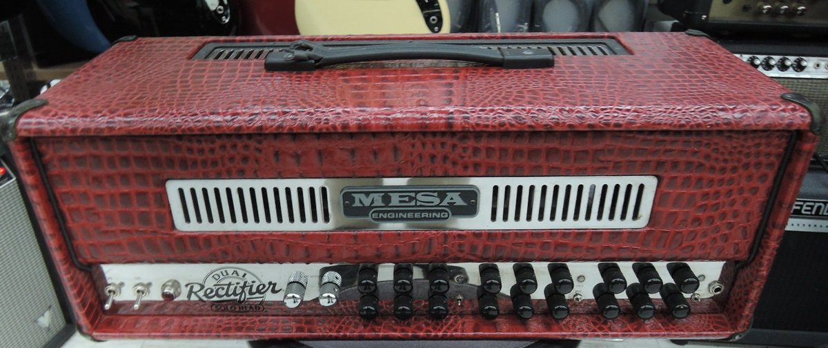 1484_shinjuku's tweet image. 【1階中古アンプNEWS】
7月末まで!!デジマート限定!!MESA/BOOGIEの中古ヘッドアンプDUALRECTI SOLO 100W RED CROCODILEを税込102,600円にて販売中!!この機会をお見逃しなく!!
#MESABOOGIE #デジマートセール #digimart
digimart.net/cat12/shop1484…