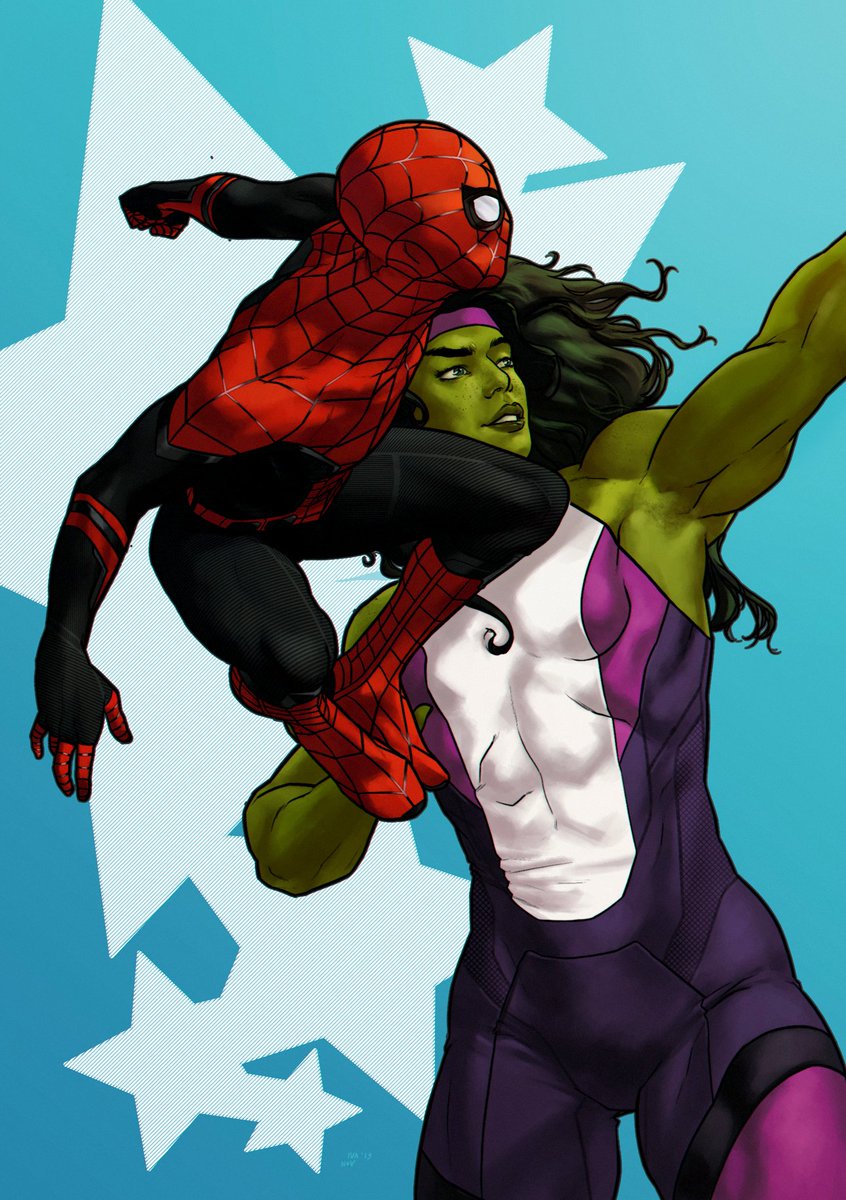 dimaiv_nov's tweet photo. Yeetball Special ™
A crossover that I’d really like to see on the big screen, but most likely never will 

#shehulk #spiderman #FarFromHome #smffh #marvel #peterparker #jenniferwalters https://t.co/S5gTm1agcN