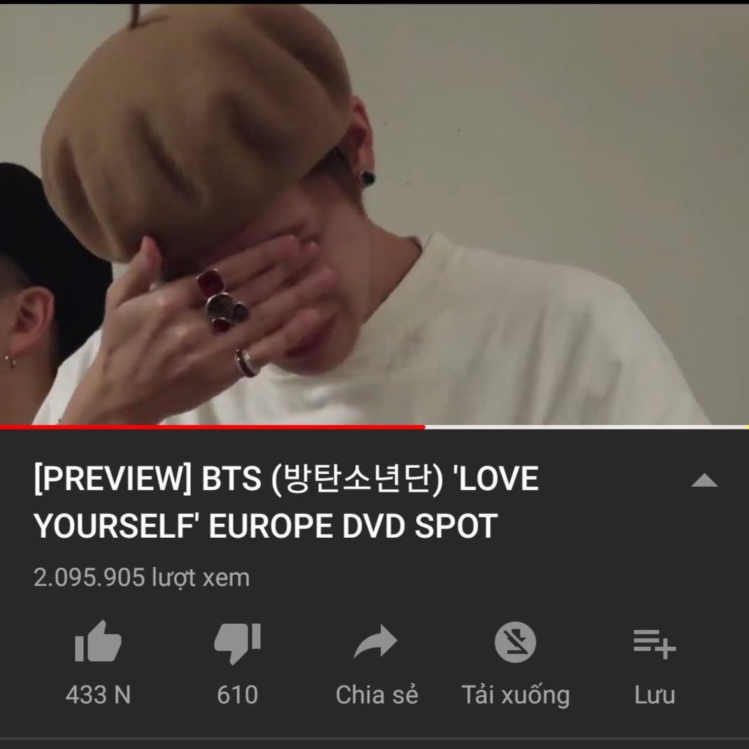 Let’s talk about the Europe dvd, all and I mean ALL of tae’s cuts are in the trailer. He doesn’t get any screentime apart from those moments we see him crying in the trailer. It’s sick how Bighit basically used his tears to get more money in their pockets. Absolutely disgusting.