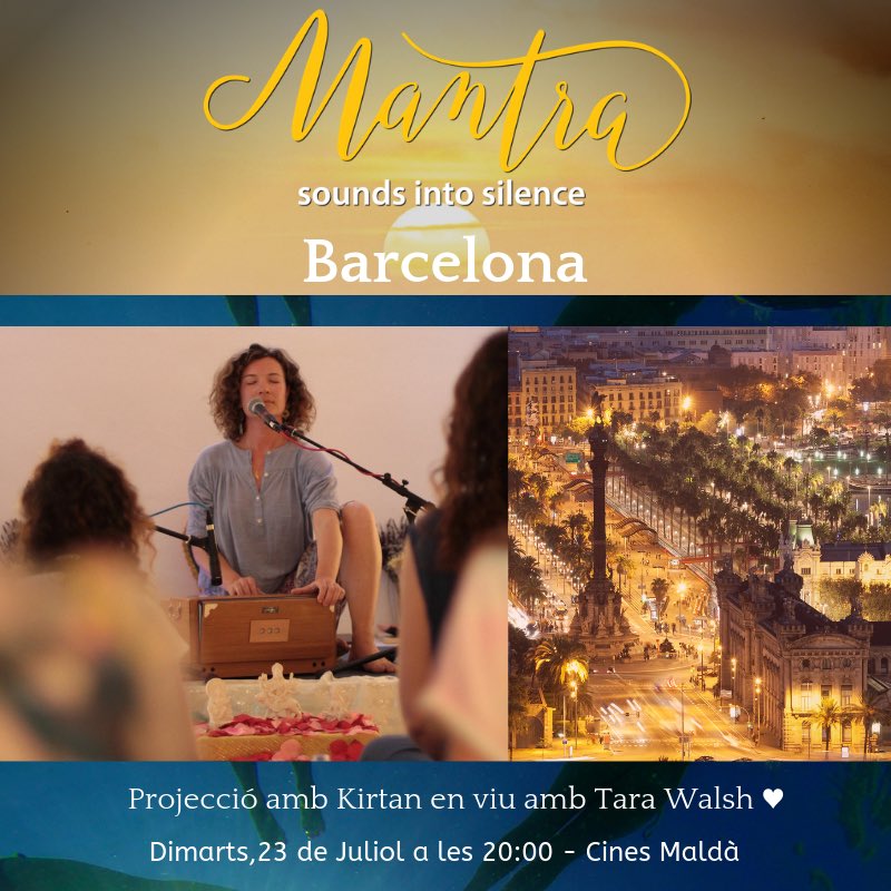 Avui <a href="/mantramovie/">Mantra Movie</a> al <a href="/cinemamalda/">Cinema Maldà 📽</a> amb kirtan en viu 👏🏼

Compra les teves entrades fins omplir aforament 👉🏼 bit.ly/2Yj3pjL