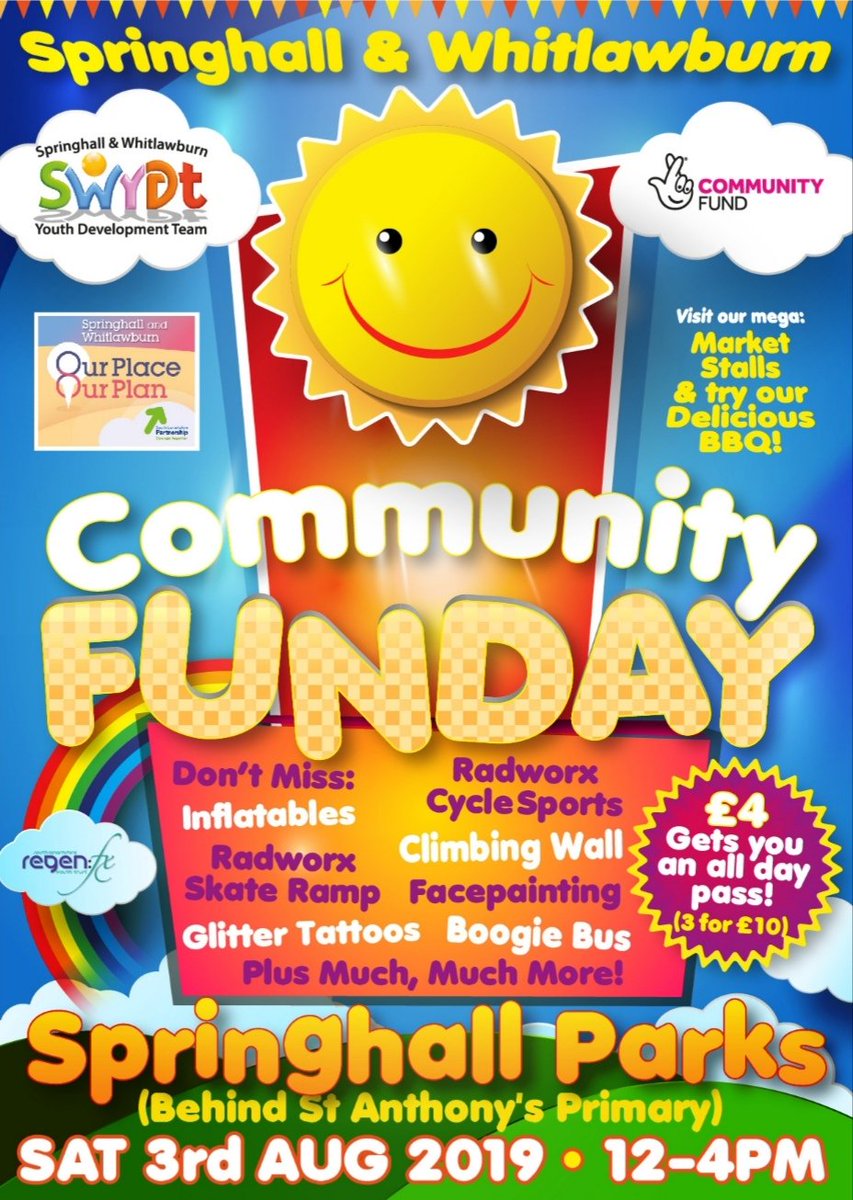 We are currently organising a fabulous Fun Day for our community and would love to see you all there! Come along on Sat 3rd Aug and join in the fun 😊☀️