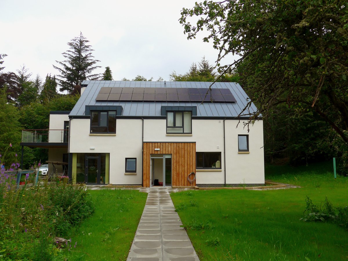 bpaarchitecture's tweet photo. Steph visited @larchehighland yesterday to discuss phase 2 of the project. She managed to get a chance to see how they are settling in their new accommodation at Rosie Lovat House and take a few snaps of the building now the landscaping is growing in. https://t.co/0vLikZiuGZ