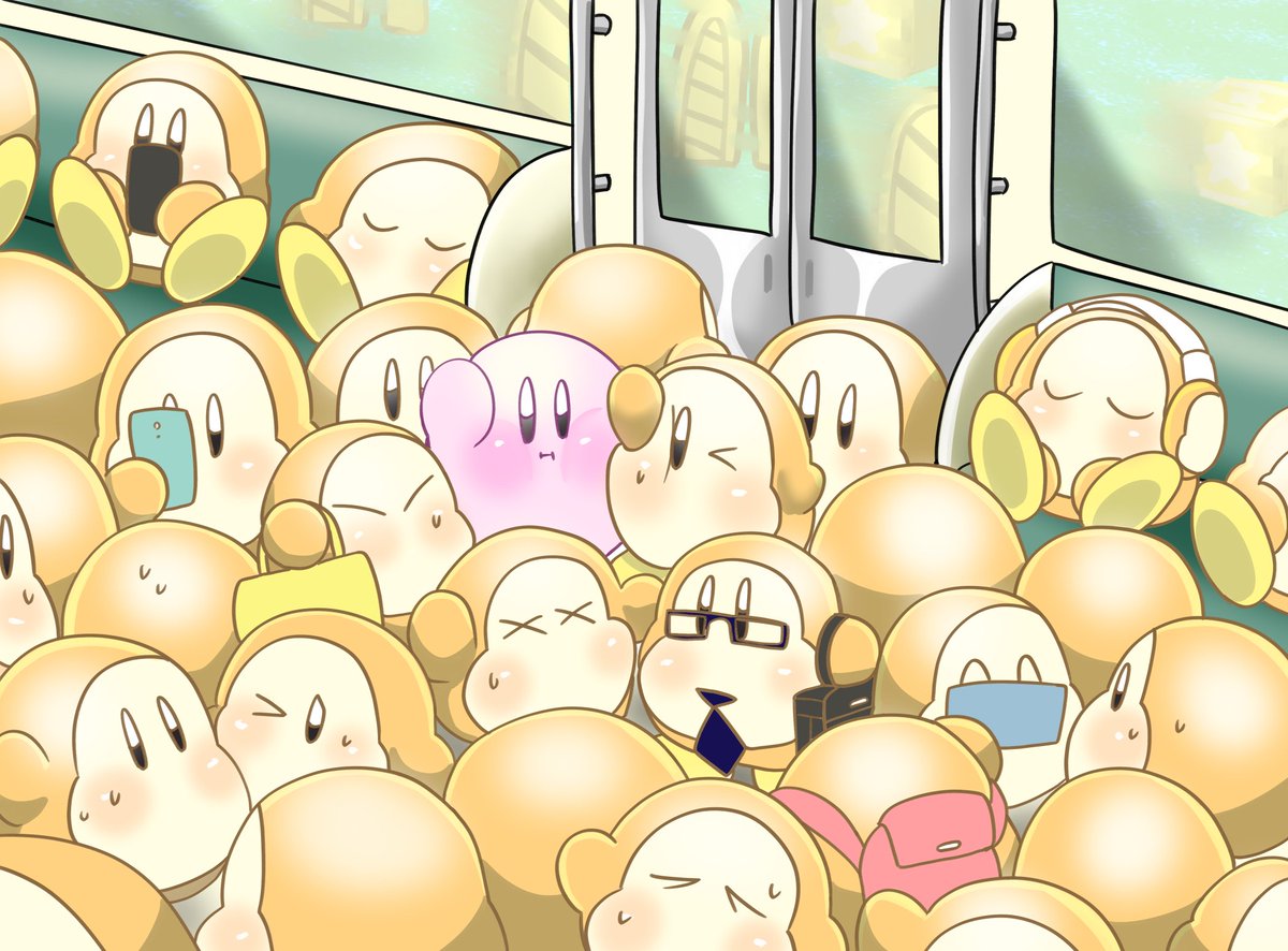 カトゥー 満員電車のカービィ