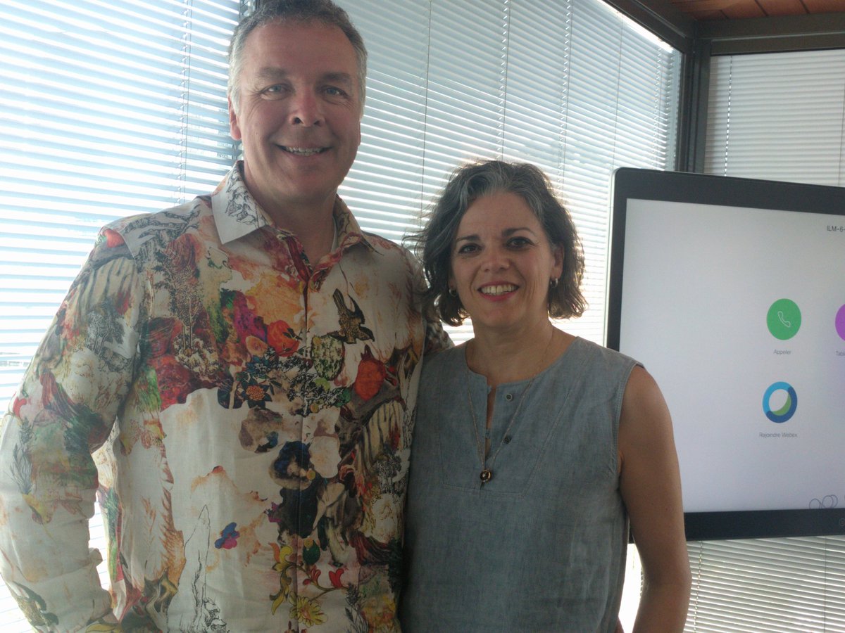 So happy to meet with <a href="/Cisco/">Cisco</a> CTO Engineering <a href="/drrcranium/">Dave Ward</a>, such cultural fit between <a href="/Atos/">Atos</a> and <a href="/cisco/">Cisco</a> for great innovation on cyber security and industry4.0, #iot, #AI. More to come!