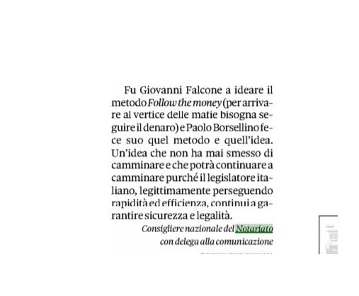 ilnotariato's tweet photo. Che rapporto c'è tra un eroe dell’#antimafia, come #Borsellino, e una direttiva #UE che dispone che le #Srl possano essere costituite anche online?

L'esigenza di #legalità: lo Stato deve perseguire obiettivi di  #semplificazione mantenendo il controllo e certezza del diritto. https://t.co/aMHlQAbjEr