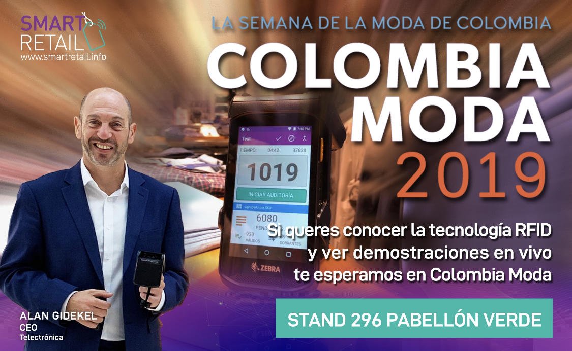 En #Colombiamoda se encuentra nuestro CEO Alan Gidekel compartiendo información sobre complementación de #RFID. 
Pabellon Verde Stand 296 . Si te dedicás a la industria de la #Moda, esta es tu charla