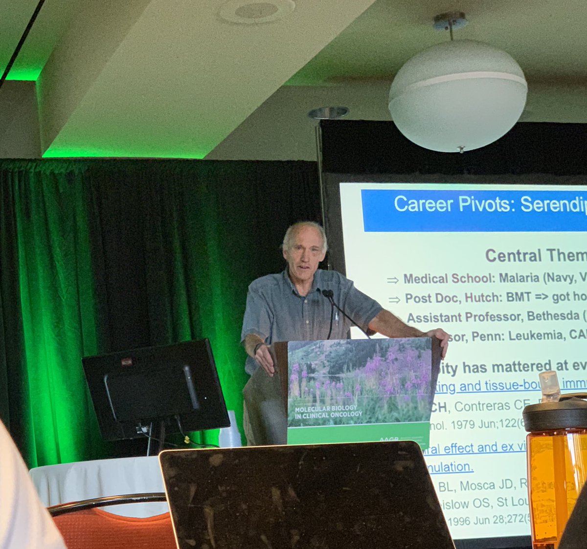 @AACR Day 3 of Molecular Biology in Clinical Oncology. Exemplary talk from Dr Carl June on CART cells #CART #pastpresentfuture #Cellulartherapies #MBCO19 #ASPEN