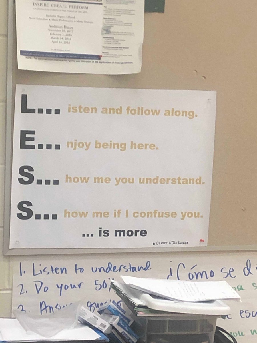 dowd124's tweet image. ❤️❤️ this sign from ⁦@grantboulanger⁩ #langlab from #iflt19! May I ask again who the idea was from Grant?