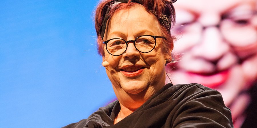 Happy birthday to much-loved comedy star, Jo Brand.  