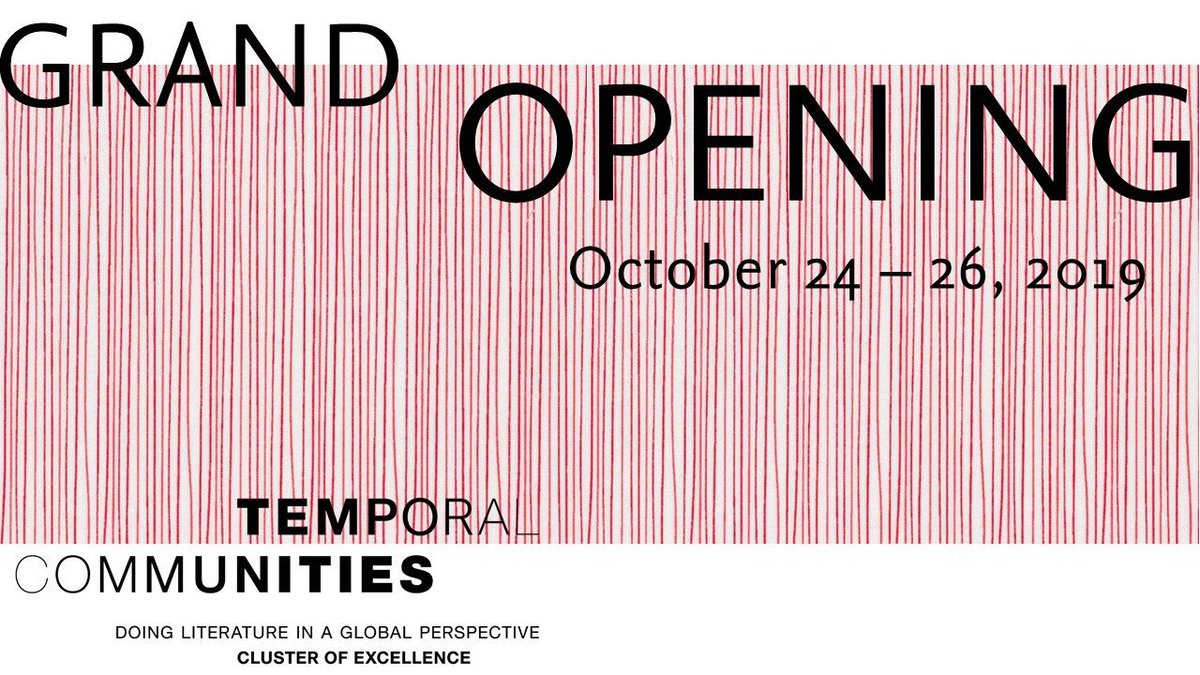 GRAND OPENING! Save the date for the #EXC2020Opening! 🎉 Oct 24-26, 2019 at & with @HKW_Berlin, @sbb_news & #IAI, @ilb_, @LisaLettretage, @LCB_Berlin, Archiv @AdK_Berlin, @schaubuehne & #HamburgerBahnhof & wonderful guests. Updates will follow, stay tuned! temporal-communities.de/events/save-th…